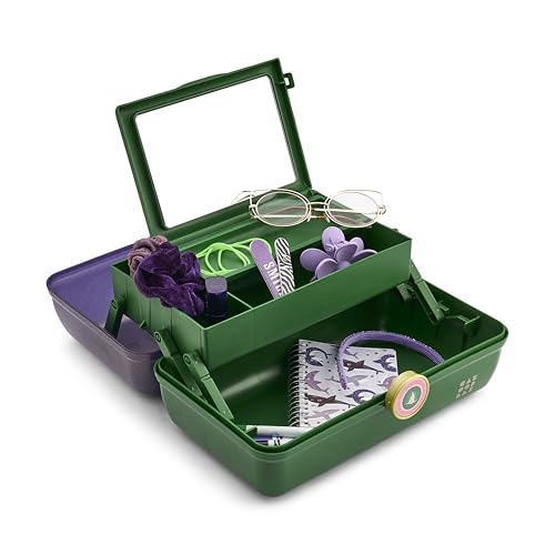 Caboodles Women's On-The-Go Girl, Wicked Elphaba-Purple Sparkle Over Green