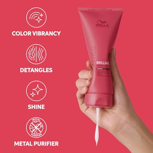 Wella Invigo Brilliance Conditioner for Coarse Color-Treated Hair 33.8 Fl Oz