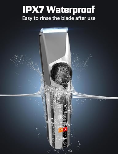 Rechargeable Hair Clippers for Men Medium Charcoal - Trimmer Set with Extra Blade