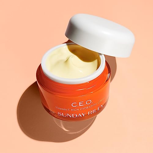 Sunday Riley C.E.O. Vitamin C Moisturizer 0.5 Fl Oz - Hydrating Face Cream