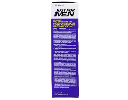 Men's Hair Color Touch of Gray Black-Gray 3 Pack - Natural Gray Coverage