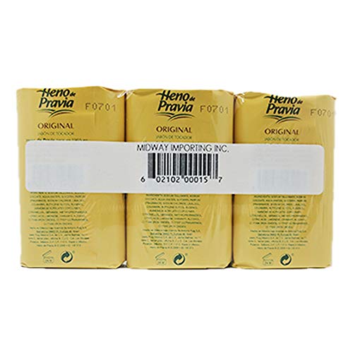 Heno de Pravia Natural Bath Soap - Fresh Hay Scent, Luxury Feel