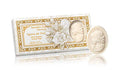 Lady of Flowers Natural Soap Gift Set - Handmade Oval Sculpted Soap with Floral Scent, 3 Bars, 13.2 oz