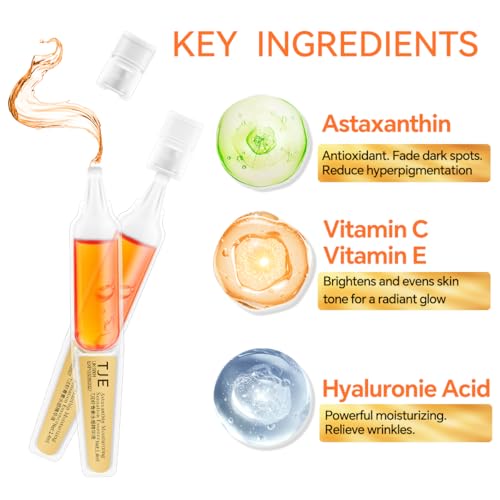 TJE Vitamin C Serum for Face, Serum for Wrinkles,Firming & Dry Skin, Dark Spot Corrector on Face, Brightening Serum & Pore Minimizer For Face, Post Acne Skin Barrier Repair - 1 Fl Oz