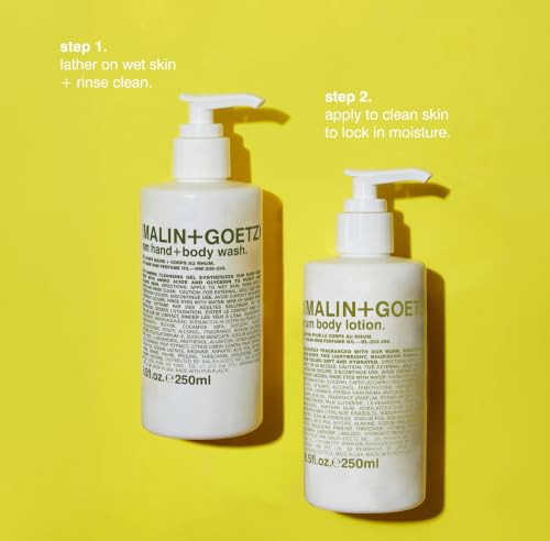 MALIN+GOETZ Rum Scented Foaming Hand & Body Wash 8.5 Fl Oz - Unisex