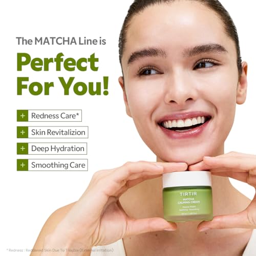 Matcha PDRN Calming Face Cream - Hydrating Moisturizer for Sensitive Skin