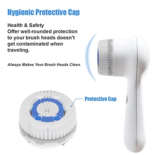 Brushmo Facial Cleansing Brush Heads Replacement Pack for Clarisonic - Deep Pore & Sensitive Variants