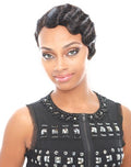 Remy Human Hair Mommy Wig FS1B/30 Short Boy Cut Finger Wave Style