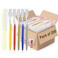 200 Pack Disposable Toothbrushes with Toothpaste & Comb - Individually Wrapped, Travel-Ready Set - FAFortune