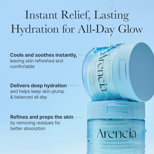 Deep Hydration Toner Pads with Hyaluronic Acid & PDRN - 90 Count