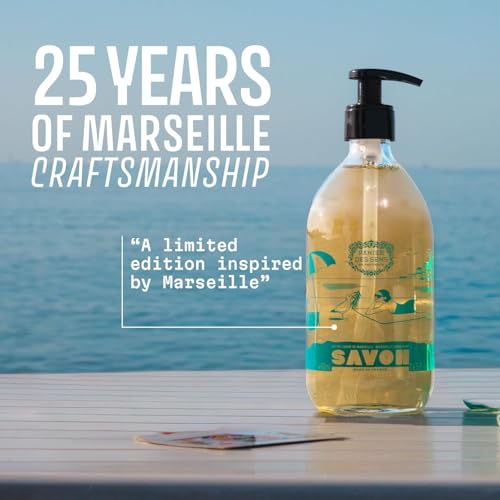 Olive Oil Liquid Hand Soap - Limited Edition Glass Bottle 16.6 fl oz - Provence Inspired
