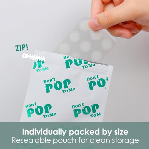 SoloVegan 165pcs Acne Patches Set - Invisible Hydrocolloid Spot Cover & Blemish Treatment