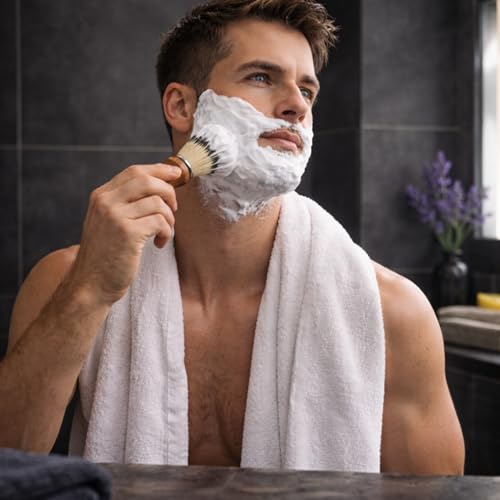 Men's Shaving Soap Variety Pack - All Natural Enriched with Shea & Glycerin, 3 oz Each, 5 Scents