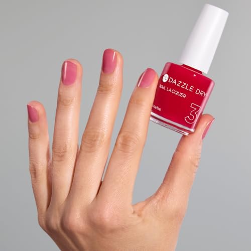 Dazzle Dry Nail Lacquer Step 3 Sugar Dipped 0.5 fl oz – Long-Lasting, Quick-Dry
