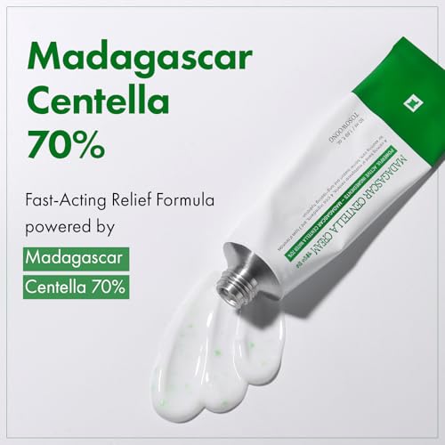 TOSOWOONG Madagascar Centella 70% Soothing & Hydrating Cream for Sensitive Skin