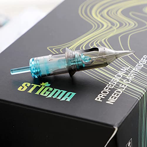 STIGMA Aquamarine Knight Tattoo Cartridge Needles Standard RL+RM 50pcs Assorted Sizes