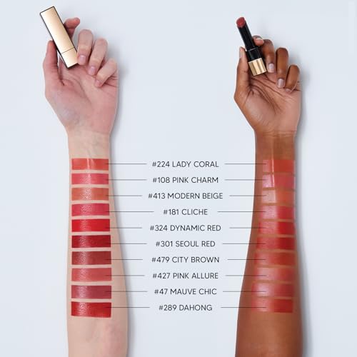 Lipstick - Seoul-Inspired Long-Lasting Lip Color in #301 Seoul Red - 0.12 oz - Variation of THIS listing