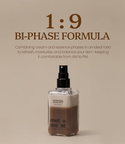 Motomont Milk Tea Dewy Skin Mist - Hydrating Facial Setting Spray, 3.38 fl oz
