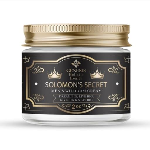 Wild Yam Root Cream for Men – Organic Vitality Support, Non-Toxic Formula, 2oz