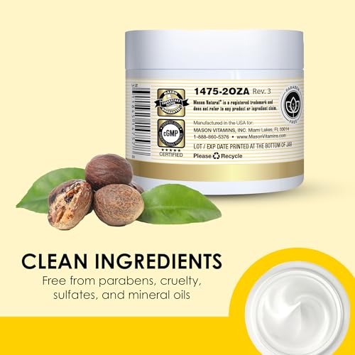 MASON NATURAL Collagen Premium Skin Cream, Women¡¯s Anti,Aging Face & Body Daily Moisturizer for Hydration & Firmness, Pear Scent, 2 oz