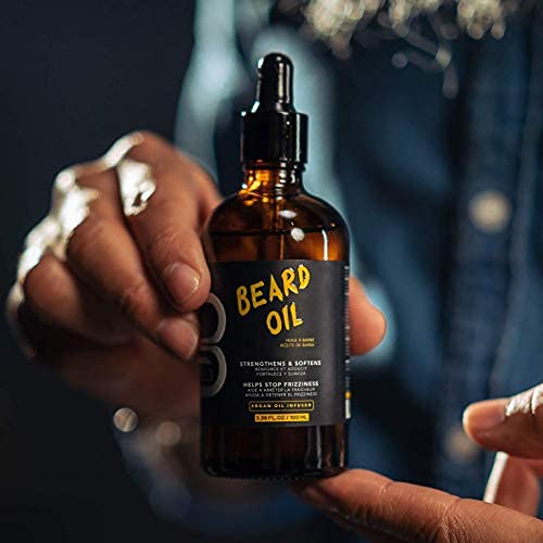 L3 Level 3 Beard Oil - Promotes Fast Growth & Softens Facial Hair - 4 Pack, 3.38 Fl Oz