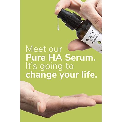 Pure Hyaluronic Acid Serum for Face - Hyalogic Natural HA Face Serum, Non-Greasy, Fragrance-Free Formula - Hyaluronic Acid Serum? Soften & Hydrate Skin | 1 Fl. oz.