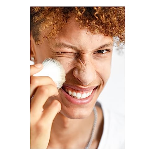 Ere Perez - Natural Eco Vegan Kabuki Makeup Brush | Multipurpose For Powder + Cream | Vegan Nylon Bristles, Cruelty-Free, Clean Beauty