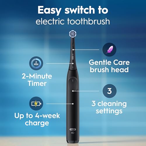 Oral-B iO Series 2 Electric Toothbrush Night Black 3 Modes with Travel Case