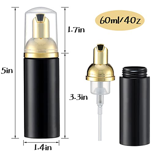 30 PCS 60ml/2oz BPA Free Empty Bottle Travel Soap Bottle, Small Spray Bottle Reusable Travel Spray Bottle Leakproof Foam Pump Bottle Easy To Carry Suitable For Shampoo Shower Gel Cosmetics