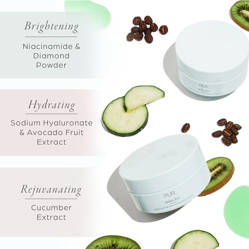 Hydrogel Under Eye Patches - Mellow Eyes Kiwi for Hydrating & Brightening