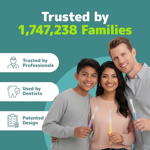 Extra Soft Toothbrushes for Sensitive Gums - 10 Pack Tapered Bristles