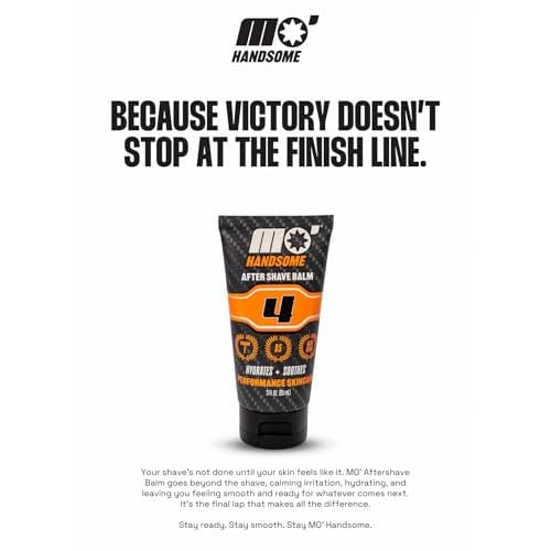 Mo' Handsome After Shave Balm for Men ? Soothing & Hydrating Aloe Vera ? Reduces Redness, Itching & Irritation ? Repairs & Protects Skin