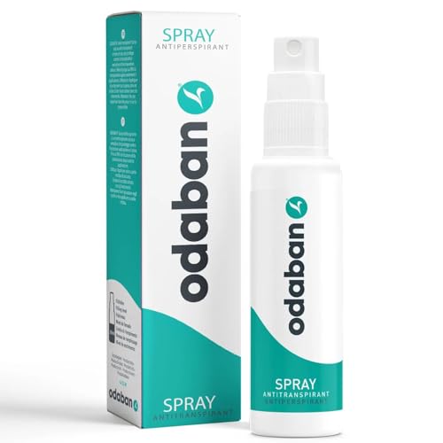 Odaban Antiperspirant Spray 1 Fl Oz for Body Hands Feet Underarms - Fragrance-Free, Dermatologically Tested, Long-Lasting Hyperhidrosis Relief
