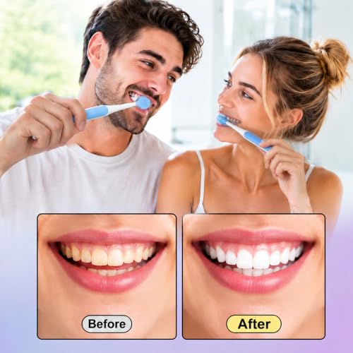 DR.CLEAN 3-Sided Triple Head Manual Toothbrush 6pcs for Sensitive Gums & Braces
