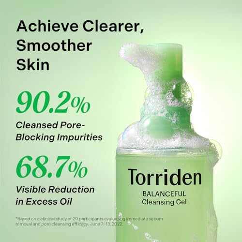 Torriden Balanceful Low pH Facial Cleanser with Centella 200ml – Gentle, Hydrating Skin Wash