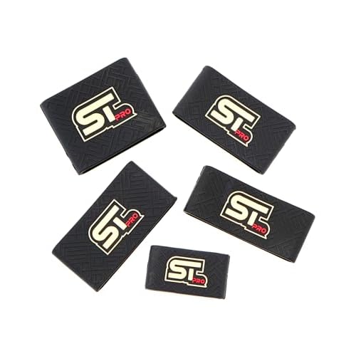 Supreme Trimmer SGR60 Professional Barber Grippers | 5 Piece Non-Slip Clipper Grips, Barber Sleeve for Clipper, Trimmer & Shaver | Black