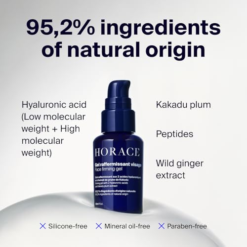 Men's Face Firming Gel with Hyaluronic Acid & Peptides – Anti-Aging, All Skin Types