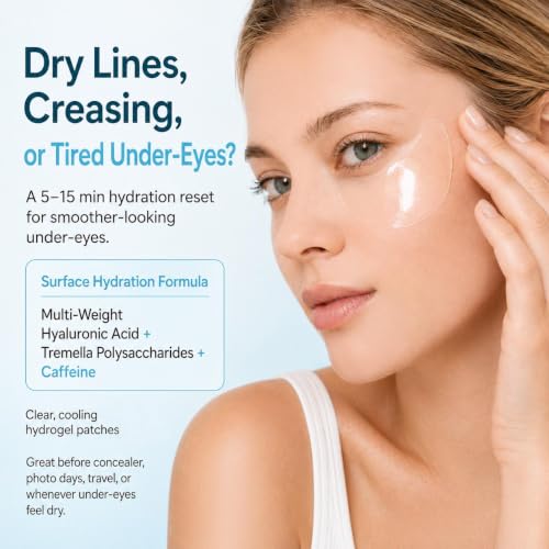 Hydraverse Surface Phase Under Eye Patches - Fast Hydration & Makeup Prep, 28 Pairs
