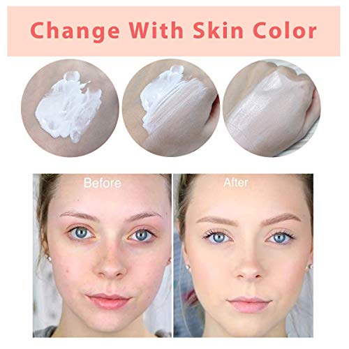 TLM Colour Changing Liquid Foundation Hides Wrinkles & Lines, BB Cream Makeup Base Concealer Cover Moisturizing Fluid for all Skin Tone SPF15, Pack of 2