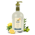 Sea Salt and Amalfi Lemon Hand Soap - Natural Moisturizing Liquid Hand Wash in Dispenser