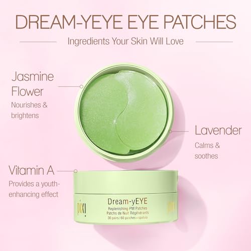Hydrogel Under Eye Patches with Ceramides and Vitamins - Calming & Hydrating, 60 Patches