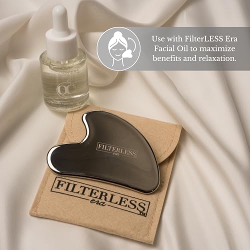 Stainless Steel Gua Sha Facial Tool for Contouring & Lymphatic Drainage