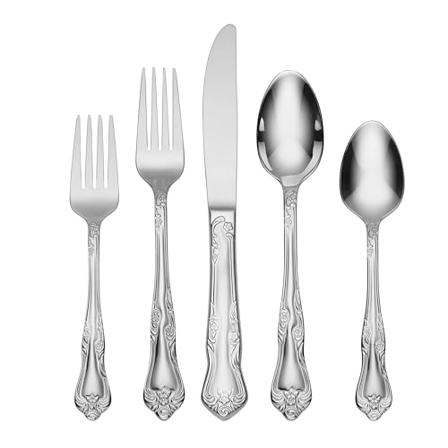 Oneida Azalea 45-Piece Flatware Set for 8 - Elegant Silverware