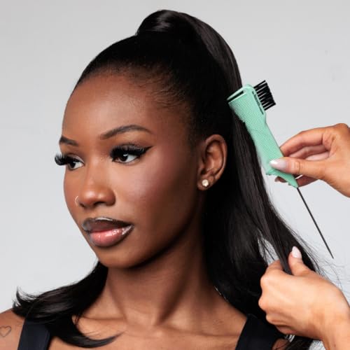 4-in-1 Hair Styling Comb for Detangling Smoothing & Sectioning