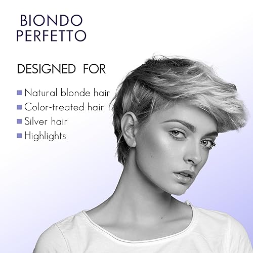Purple Toning Shampoo for Blonde Silver Platinum Hair 8oz - Neutralizes Brassy Yellow Tones