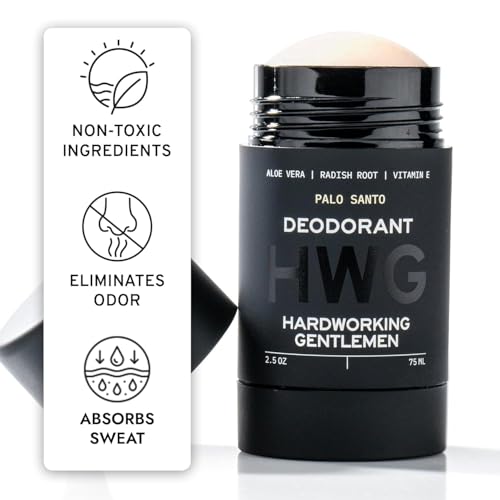 Natural Pinewood Deodorant for Men No Aluminum 2.5oz - Gentle & Long-Lasting