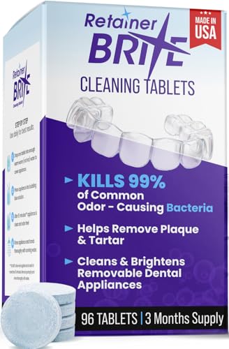 Retainer Brite Dental Appliance Cleaning Tablets - 96 Count
