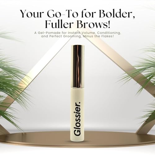 Eyebrow Gel Pomade for Fuller Brows - Volumizing, Natural Finish - Brown