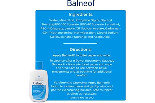 Balneol Hygienic Cleansing Lotion 1.5 Fl Oz Pack of 2 - Personal Hygiene