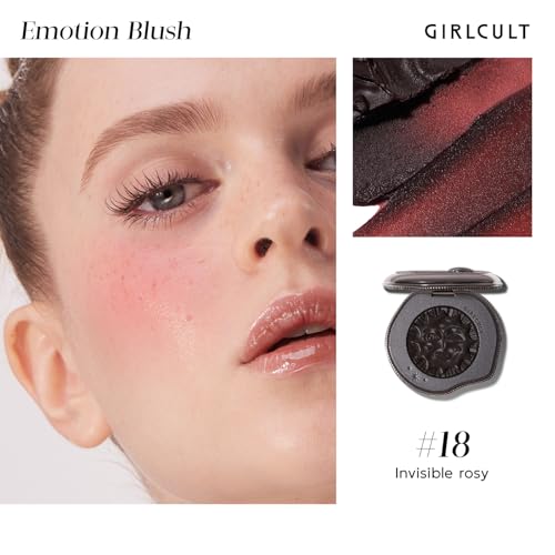 GIRLCULT 5-in-1 Makeup Gift Set ? Playful All-in-One Makeup Kit with Eyeshadow Quad, Cream Blush, Matte Lip Stains & Hand Mirror, Pigmented & Blendable, Valentine¡¯s Day & Holiday Beauty Gift